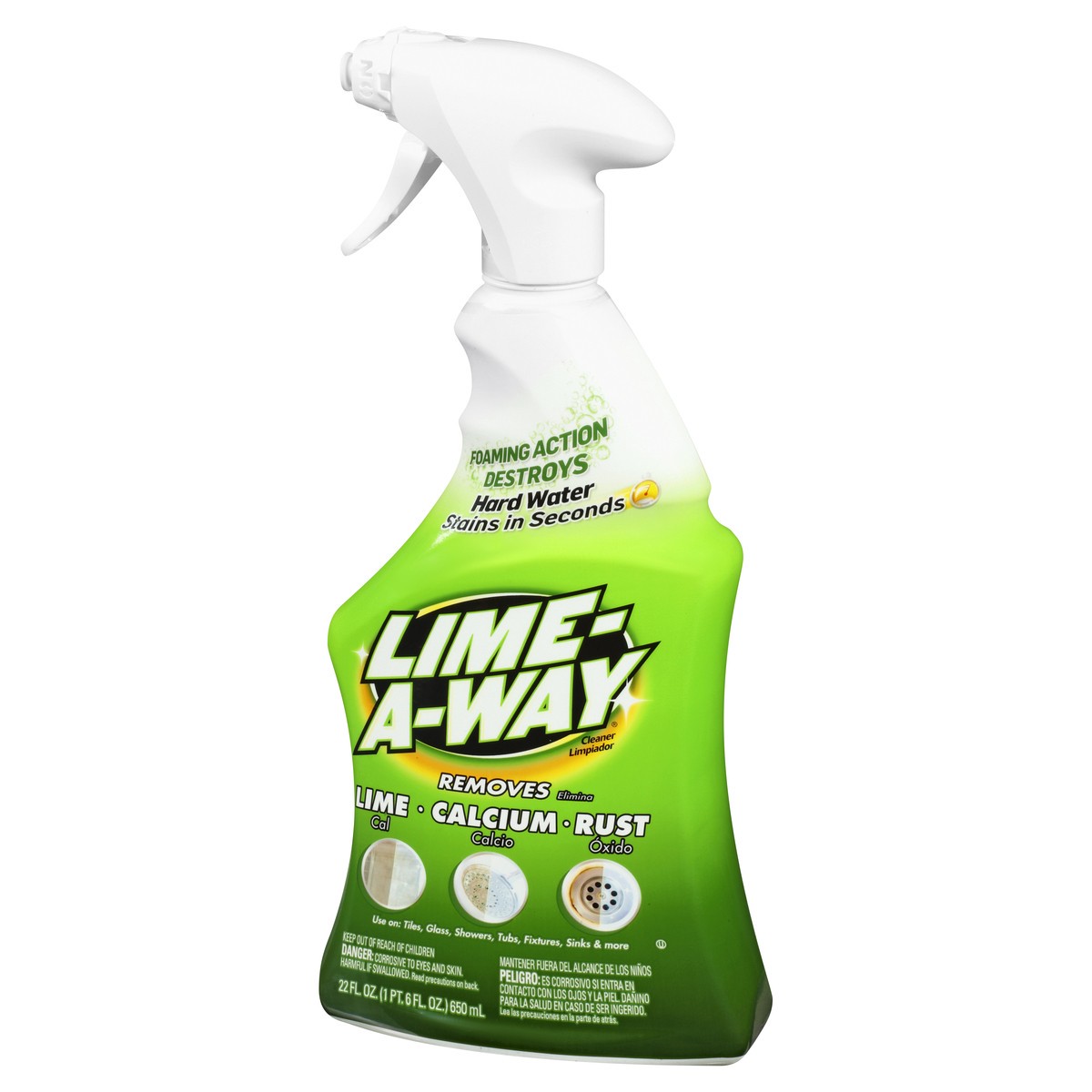 slide 3 of 12, Lime-A-Way Bathroom Cleaner Spray, 22oz, Removes Lime Calcium Rust, 22 oz