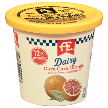 slide 1 of 1, AE Dairy Whole Milk Cara Cara Orange Yogurt 5.3 oz, 5.3 oz