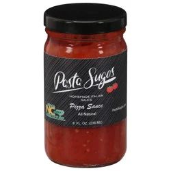 Pasta Sugos Homemade Italian Pizza Sauce 8 fl oz