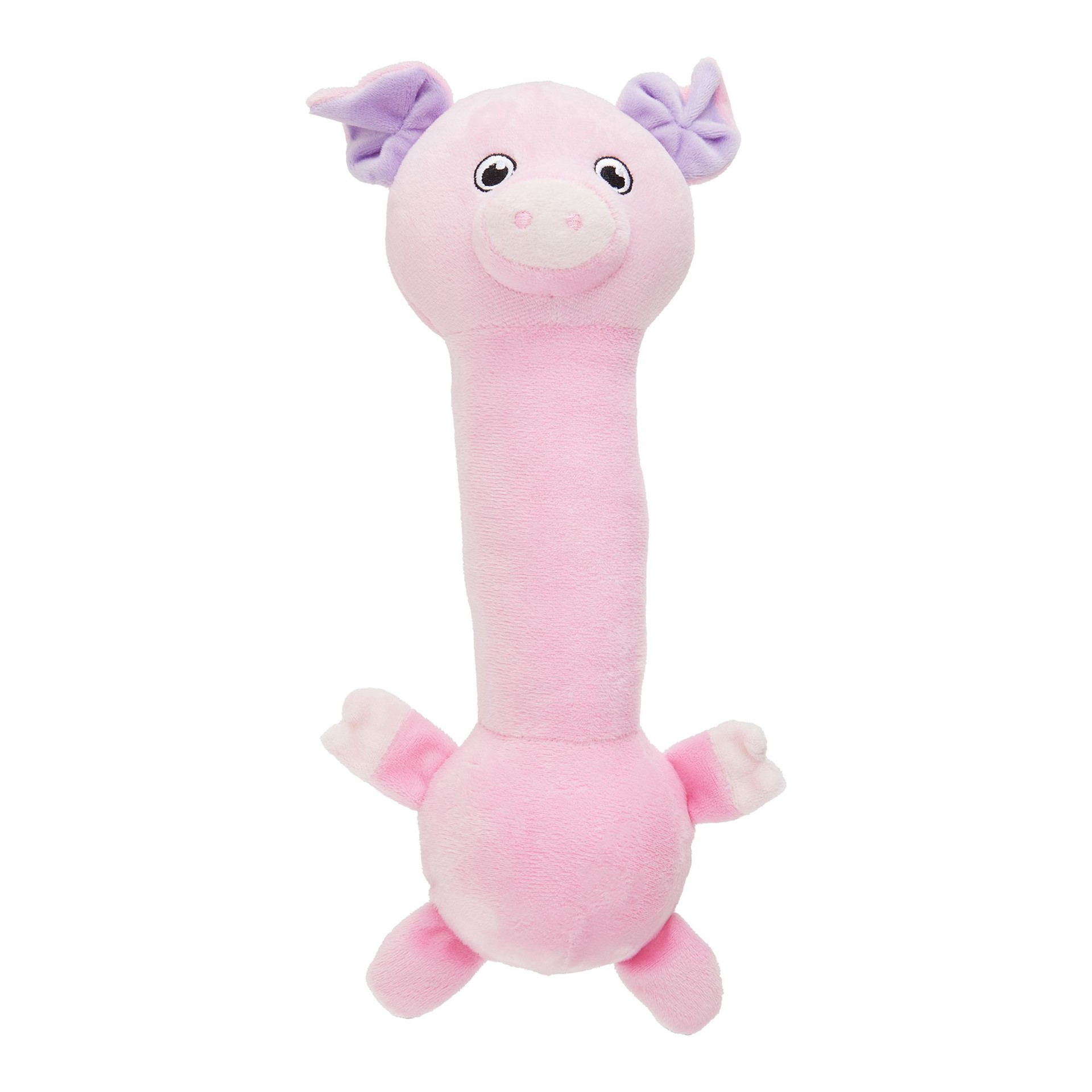 slide 1 of 1, Joyhound Long Neck Dog Toy Plush Pig, 1 ct