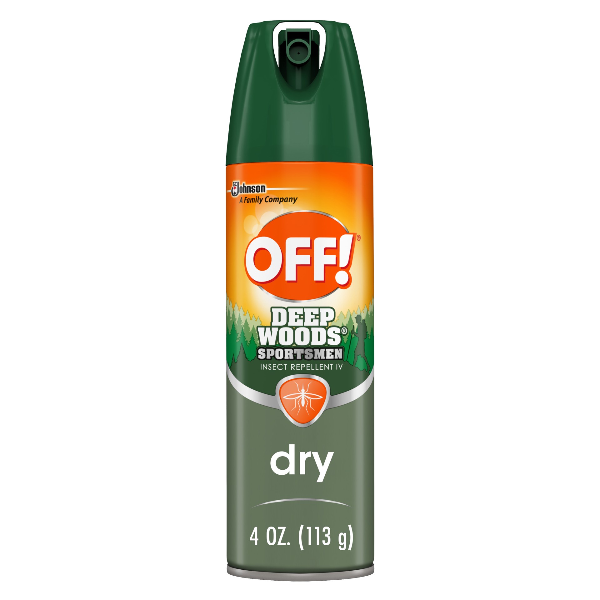 slide 4 of 5, OFF! Sportsmen Deep Woods Dry Insect Repellent V, 4 fl oz, 4 oz