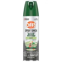 OFF! Sportsmen Deep Woods Dry Insect Repellent V, 4 fl oz