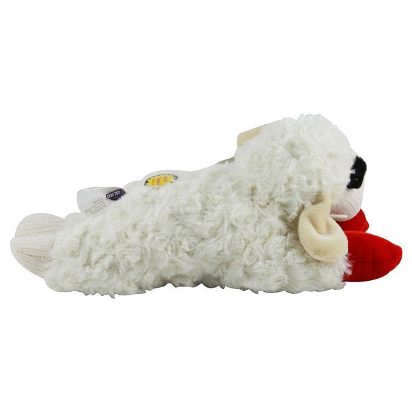 slide 7 of 13, Meijer Lamb Chop Dog Toy with Squeaker, 1 ct