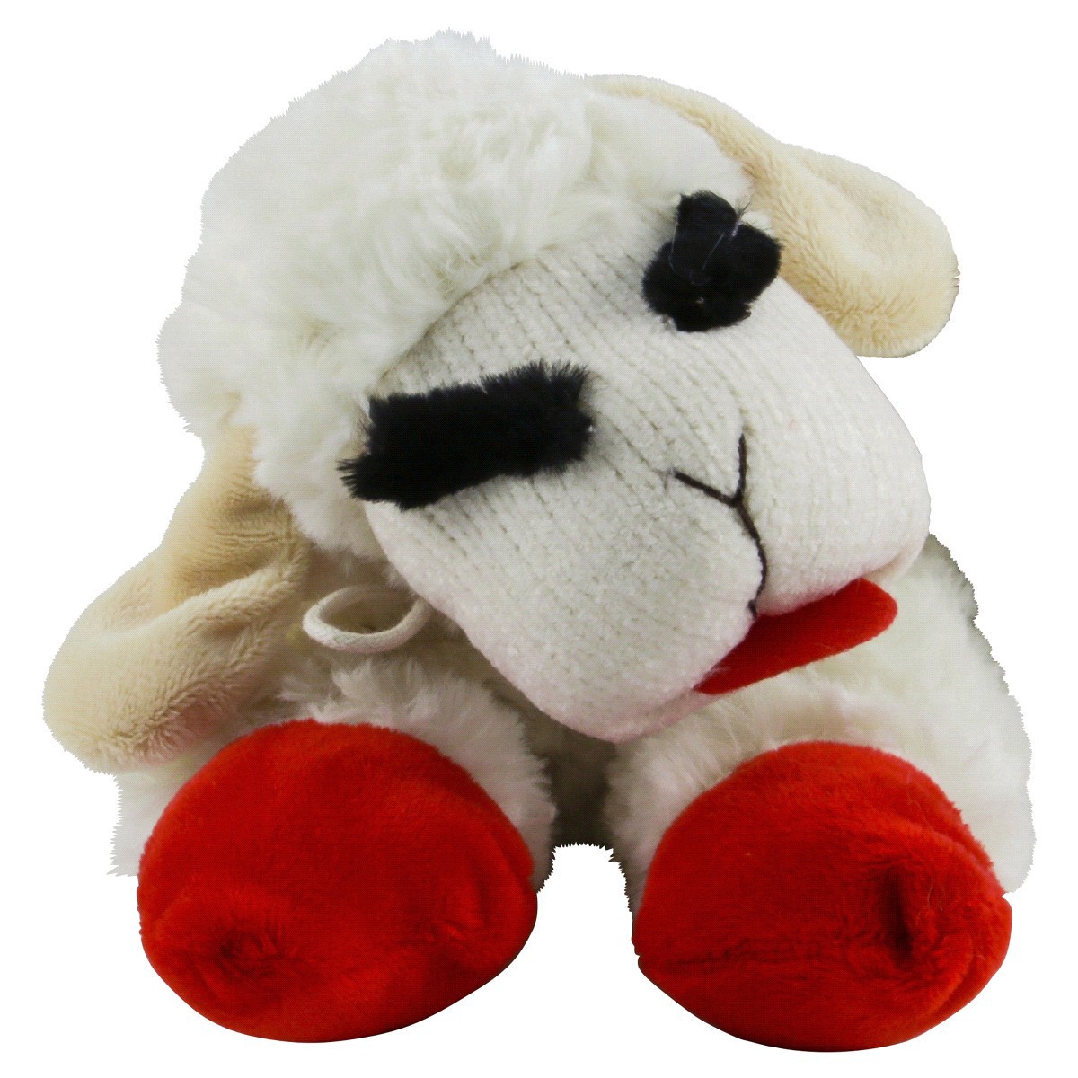 slide 1 of 13, Meijer Lamb Chop Dog Toy with Squeaker, 1 ct