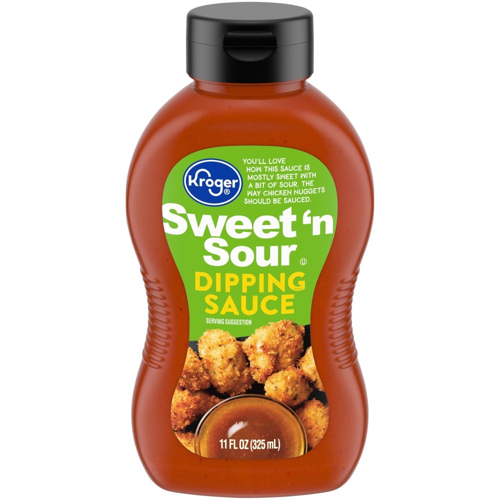 slide 1 of 4, Kroger Sweet 'N Sour Dipping Sauce, 11 fl oz