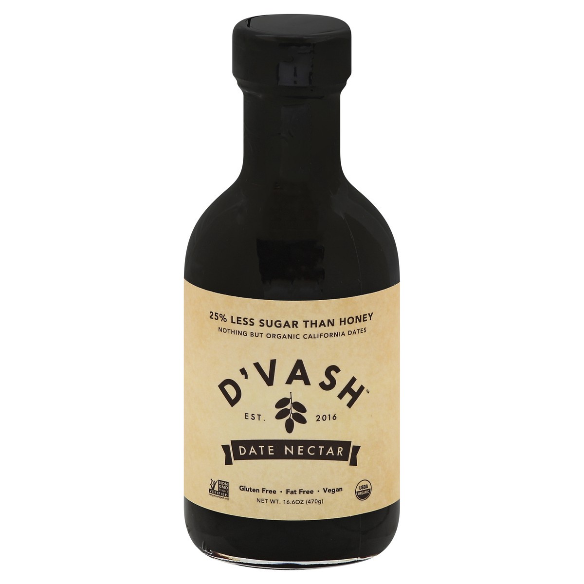 slide 2 of 3, D'VASH Date Nectar - 16.6 oz, 16.6 oz