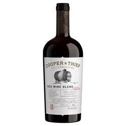 Cooper and Thief Bourbon Barrel Aged Red Blend Red Wine, 750 mL Bottle