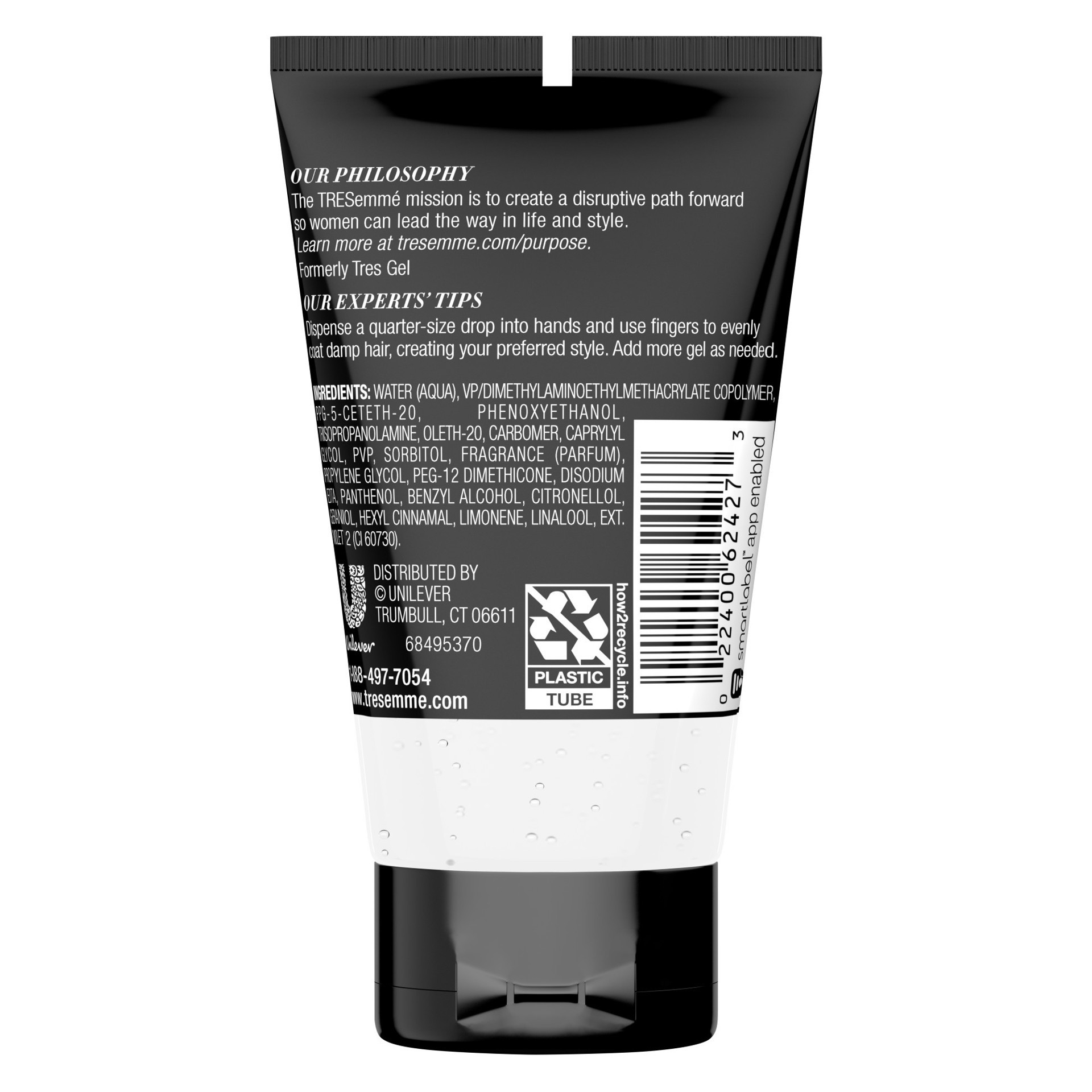 slide 3 of 4, TRESemmé Tresemme Extra Hold Travel Size Hair Gel for 24-Hour Frizz Control - 2oz, 2 oz