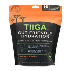 Tiiga Hydration Electrolyte Drink Mix, Orange Mango - 7.36 oz
