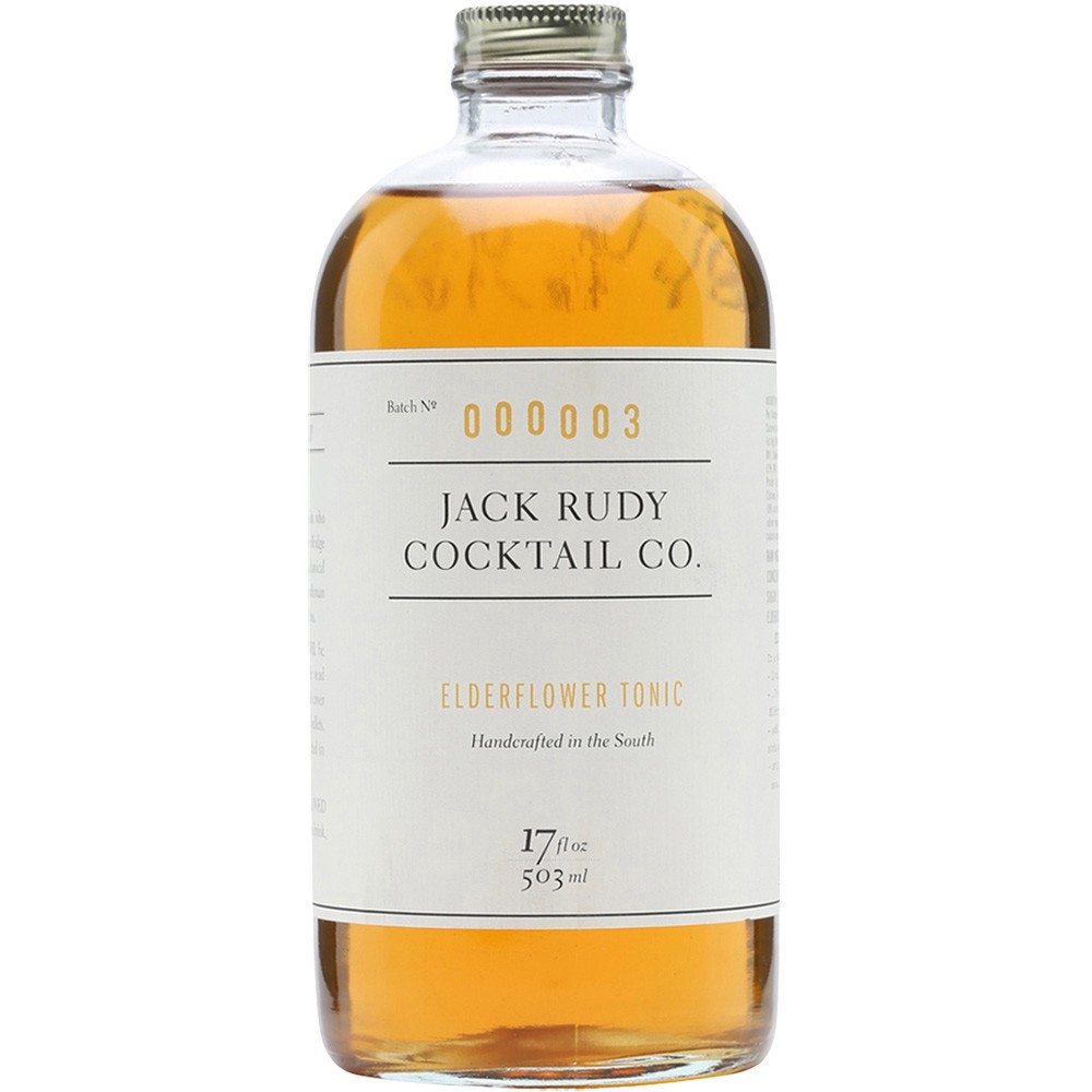 slide 1 of 1, Jack Rudy Cocktail Co. Elderflower Tonic - 17 oz, 500 ml