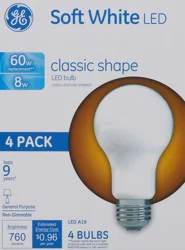 GE 8-Watt Soft White Classic Shape General Purpose LED Light Bulb