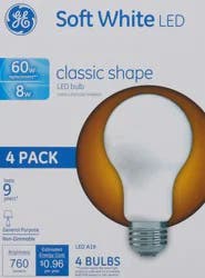 GE 8-Watt Soft White Classic Shape General Purpose LED Light Bulb