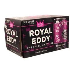 Big Grove Brewery Royal Eddy Imperial Hazy IPA 6 Pack