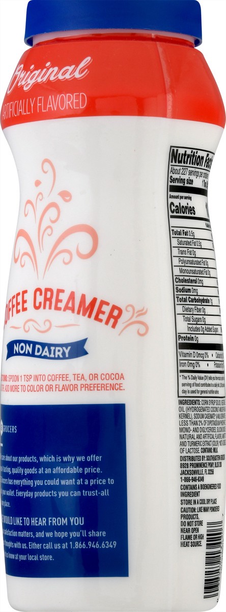 slide 9 of 9, SE Grocers Creamer Original- 16 oz, 16 oz