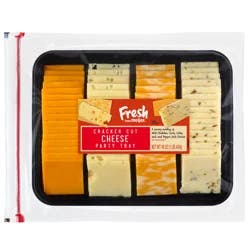 Fresh from Meijer Cracker Cut Cheese Party Tray, 16 oz