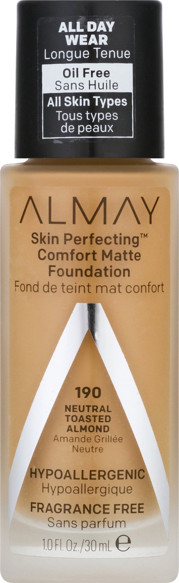 slide 6 of 9, Almay Skin Perfecting Foundation Comfort Matte Natural Toasted Almond - 1 Fl. Oz., 1 fl oz