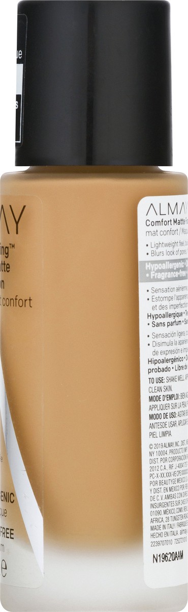 slide 8 of 9, Almay Skin Perfecting Foundation Comfort Matte Natural Toasted Almond - 1 Fl. Oz., 1 fl oz