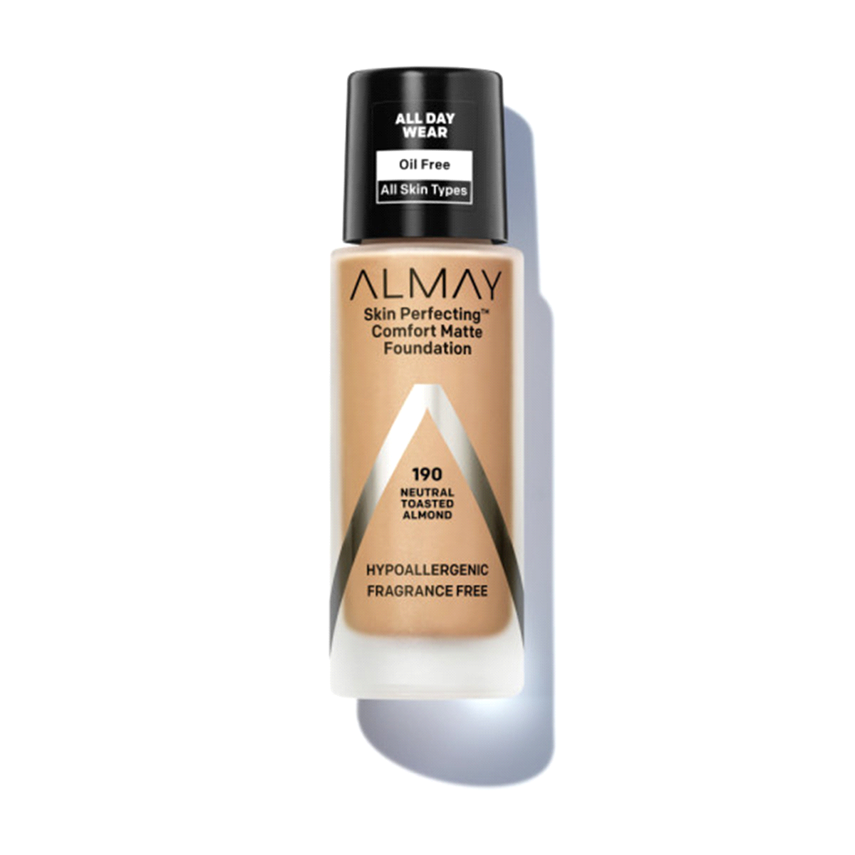 slide 1 of 1, Almay Skin Perfecting Comfort Matte Foundation, Neutral Toasted Almond, 1 oz