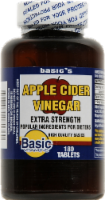 slide 1 of 1, Basic Apple Cider Vinegar, 60 ct