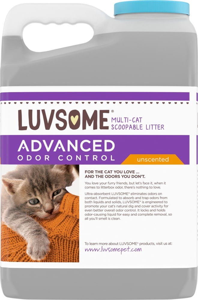 slide 3 of 4, Luvsome Scoopable Litter 20 lb, 20 lb