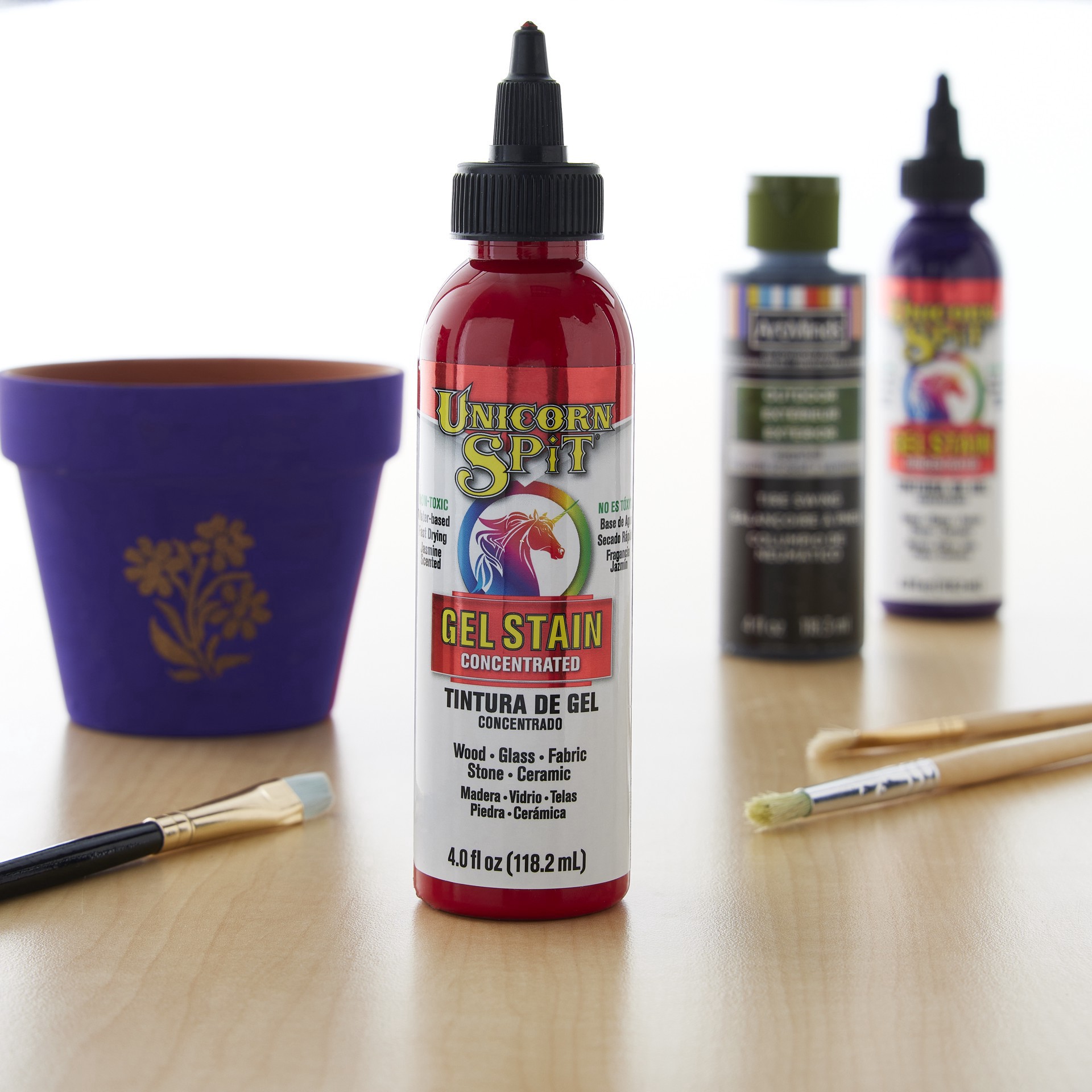 slide 2 of 2, Eclectic Products Unicorn Spit Gel Stain & Glaze, 4oz., 4 oz