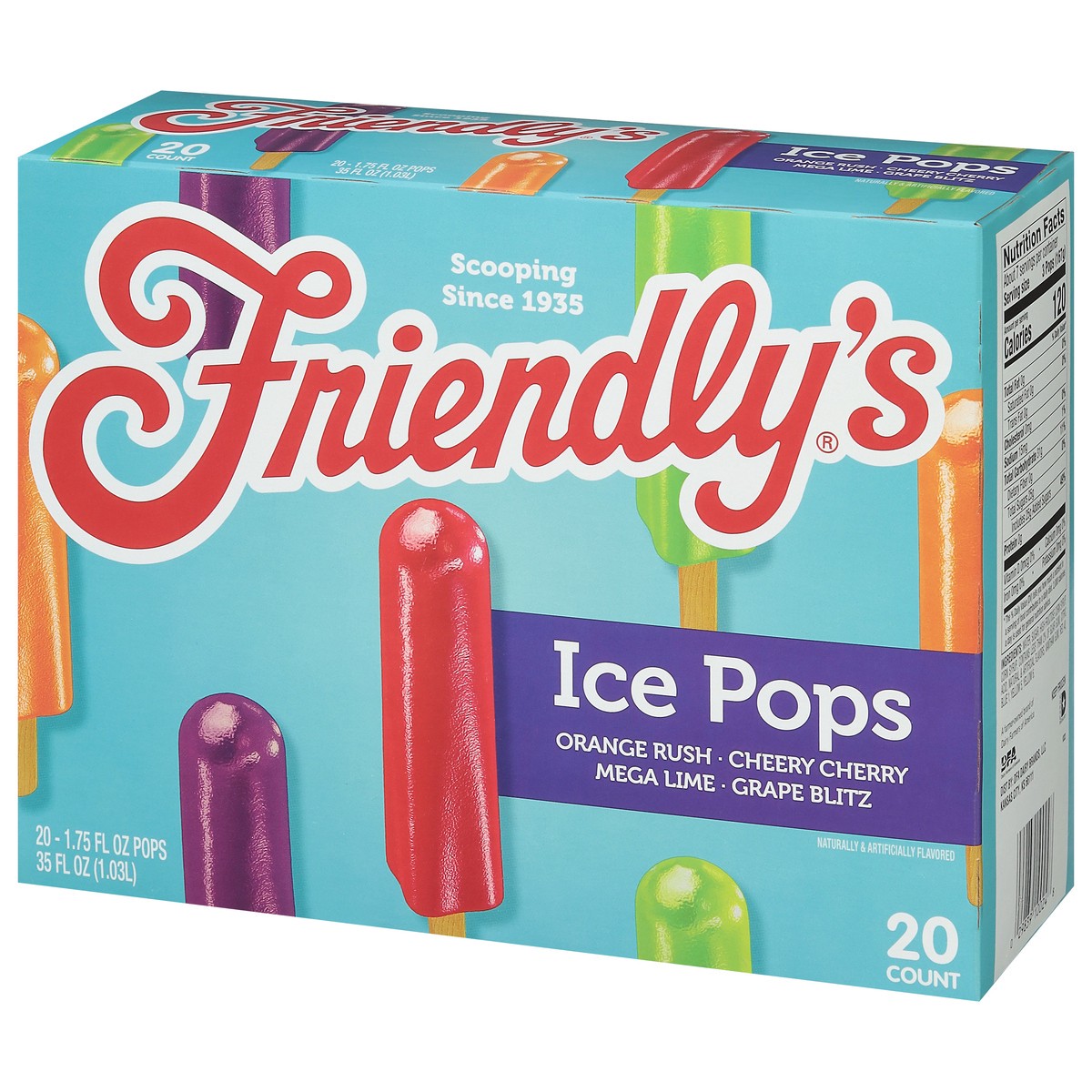 slide 9 of 9, Friendly's Crayola Color Me Ice Pops, 20 ct; 1.75 fl oz