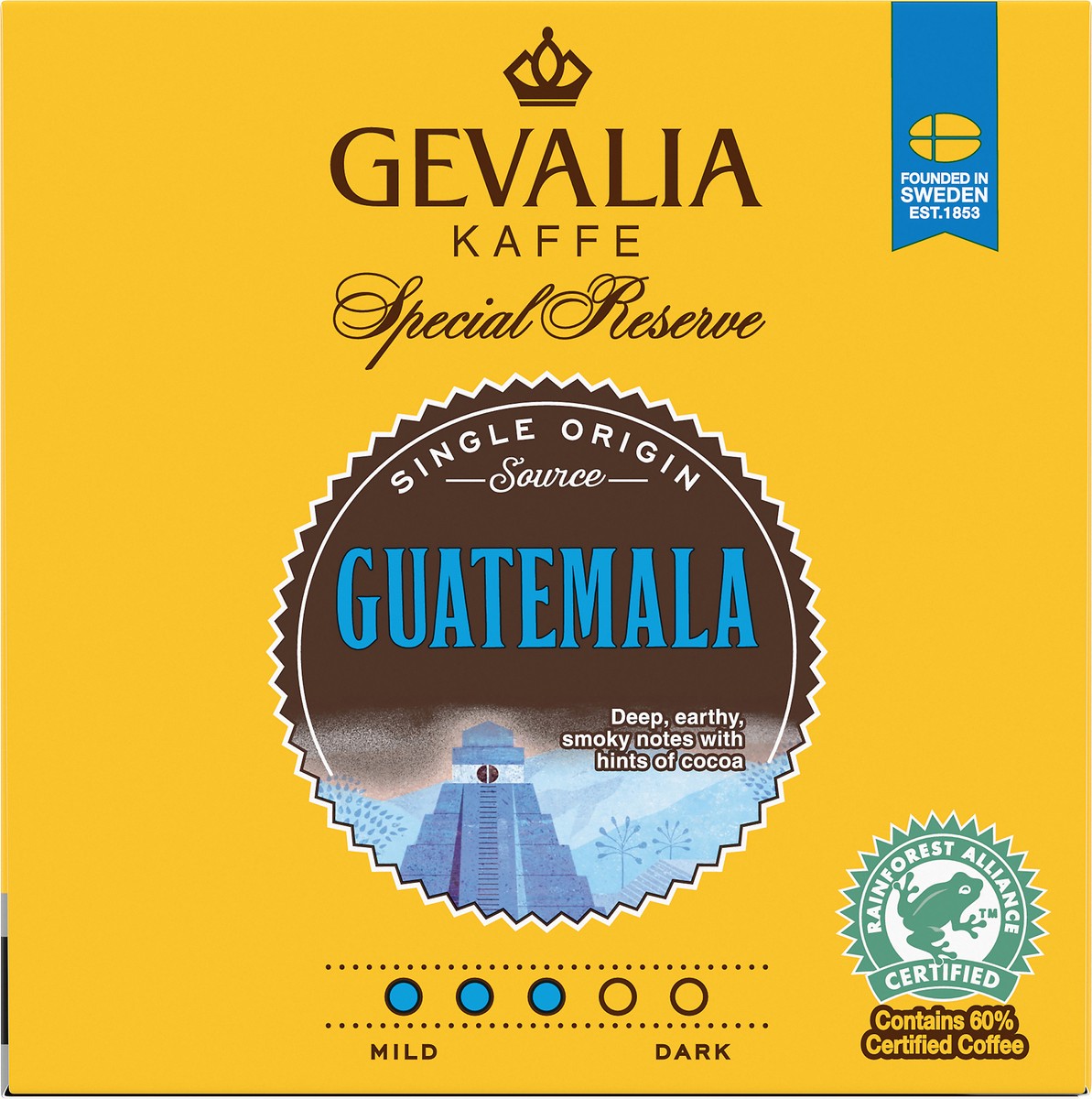 slide 6 of 9, Gevalia Special Reserve Guatemala Single Origin Medium Roast K-Cup Coffee Pods, 10 ct. Box, 10 ct