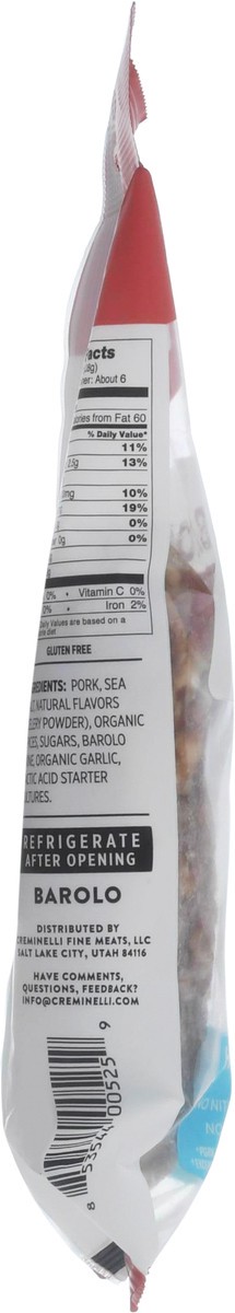 slide 8 of 9, Creminelli Fine Meats Barolo Salami 5.5 oz, 5.5 oz