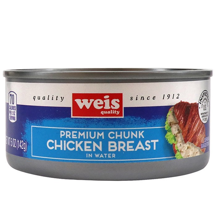 slide 1 of 1, Weis Quality Premium Chunk in Water Chicken Breast, 5 oz