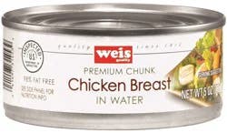 Weis Quality Premium Chunk in Water Chicken Breast
