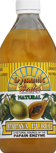 slide 1 of 1, Dynamic Health Puree Papaya Organic, 16 oz