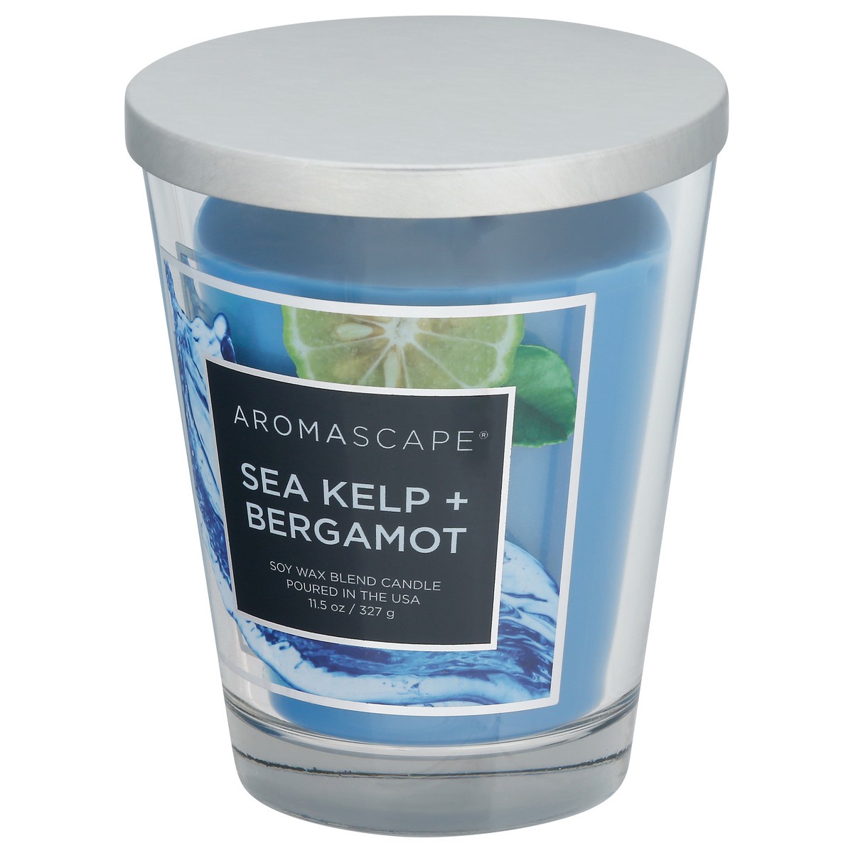 slide 6 of 11, Aromascape Soy Wax Blend Sea Kelp + Bergamot Candle 1 ea, 1 ct