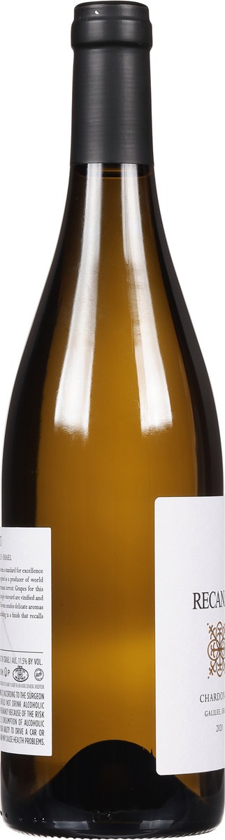 slide 6 of 7, Recanati Winery Chardonnay, 750 ml