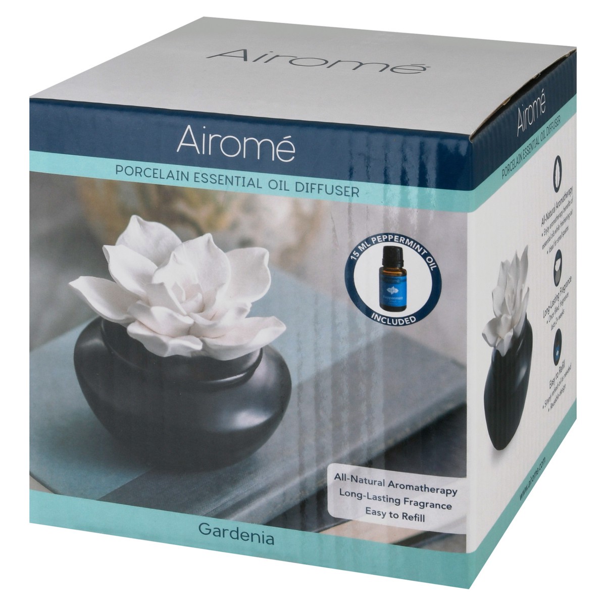 slide 2 of 11, Airomé Gardenia Porcelain Diffuser, 1 ct