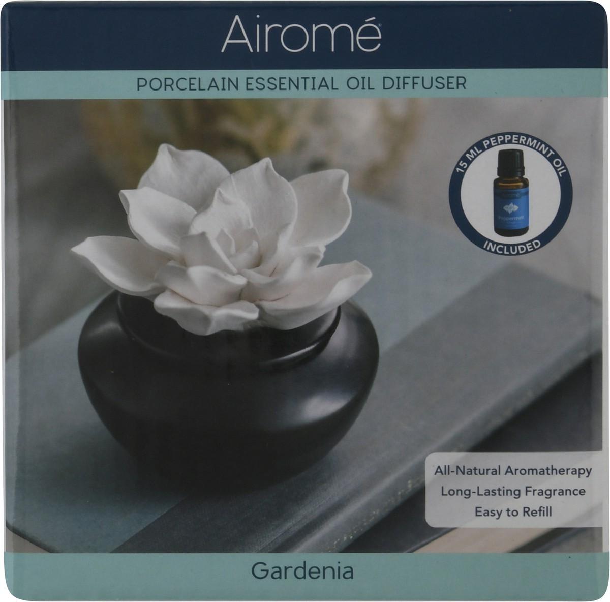 slide 7 of 11, Airomé Gardenia Porcelain Diffuser, 1 ct