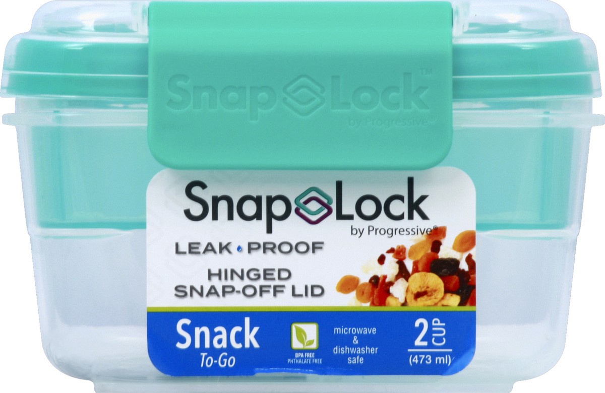 slide 3 of 12, Snap Lock Snack To-Go Container 1 ea, 1 ct