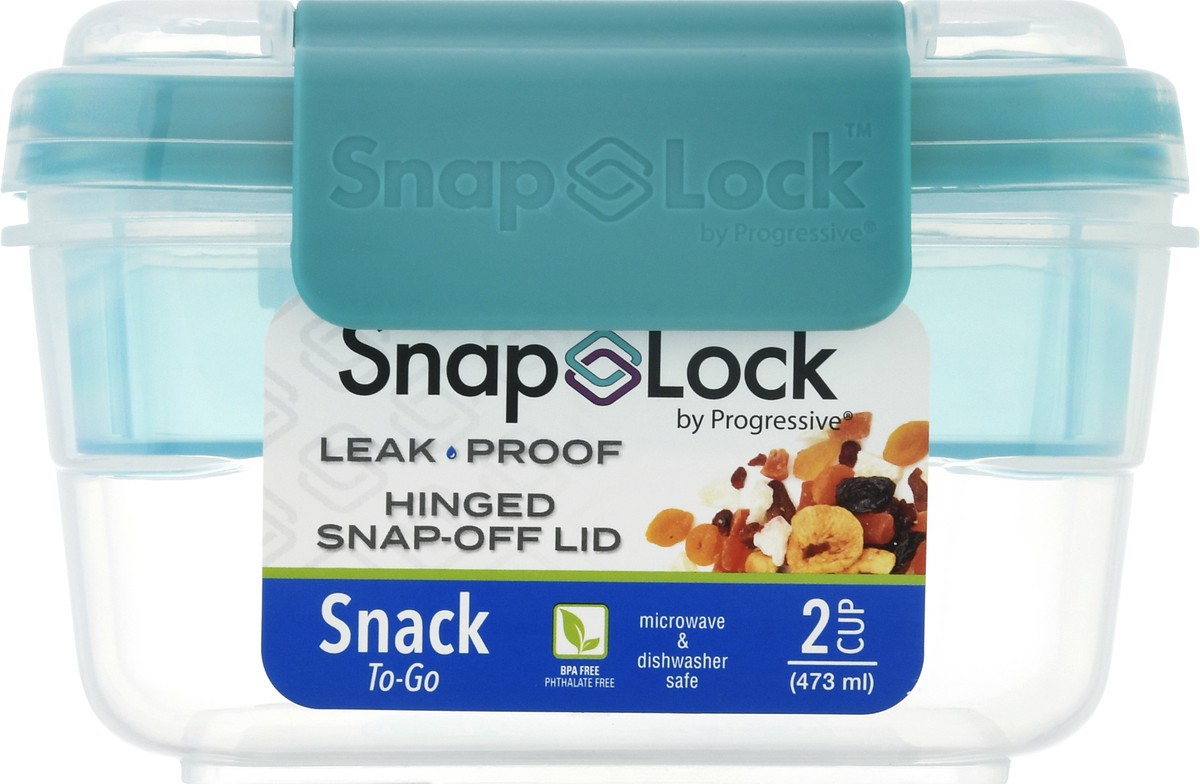 slide 12 of 12, Snap Lock Snack To-Go Container 1 ea, 1 ct