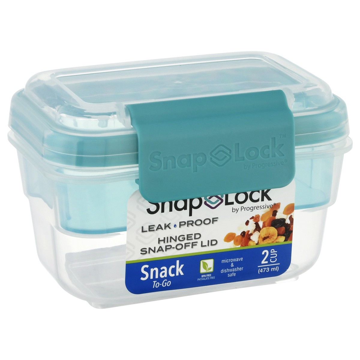 slide 5 of 12, Snap Lock Snack To-Go Container 1 ea, 1 ct