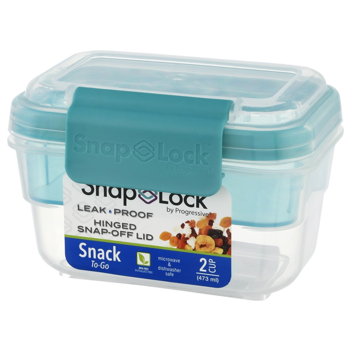 slide 8 of 12, Snap Lock Snack To-Go Container 1 ea, 1 ct