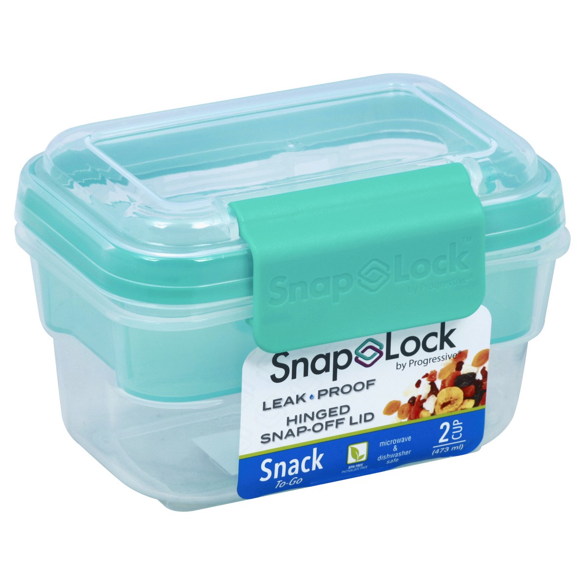 slide 10 of 12, Snap Lock Snack To-Go Container 1 ea, 1 ct