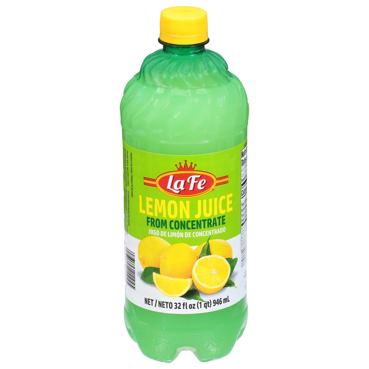 slide 1 of 11, La Fe Lemon Juice 32 fl oz, 32 fl oz