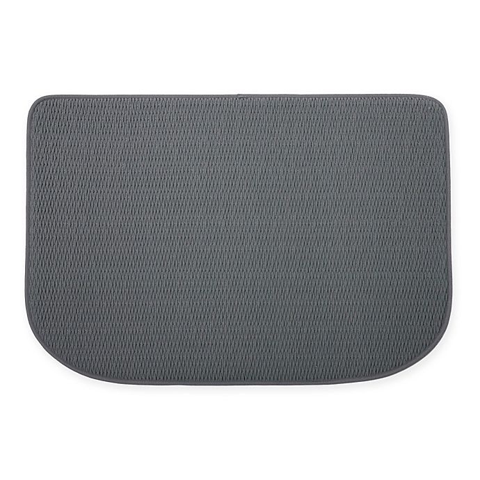 slide 1 of 1, Microdry Ultimate Performance Memory Foam Kitchen Mat - Pewter, 22 in x 32 in