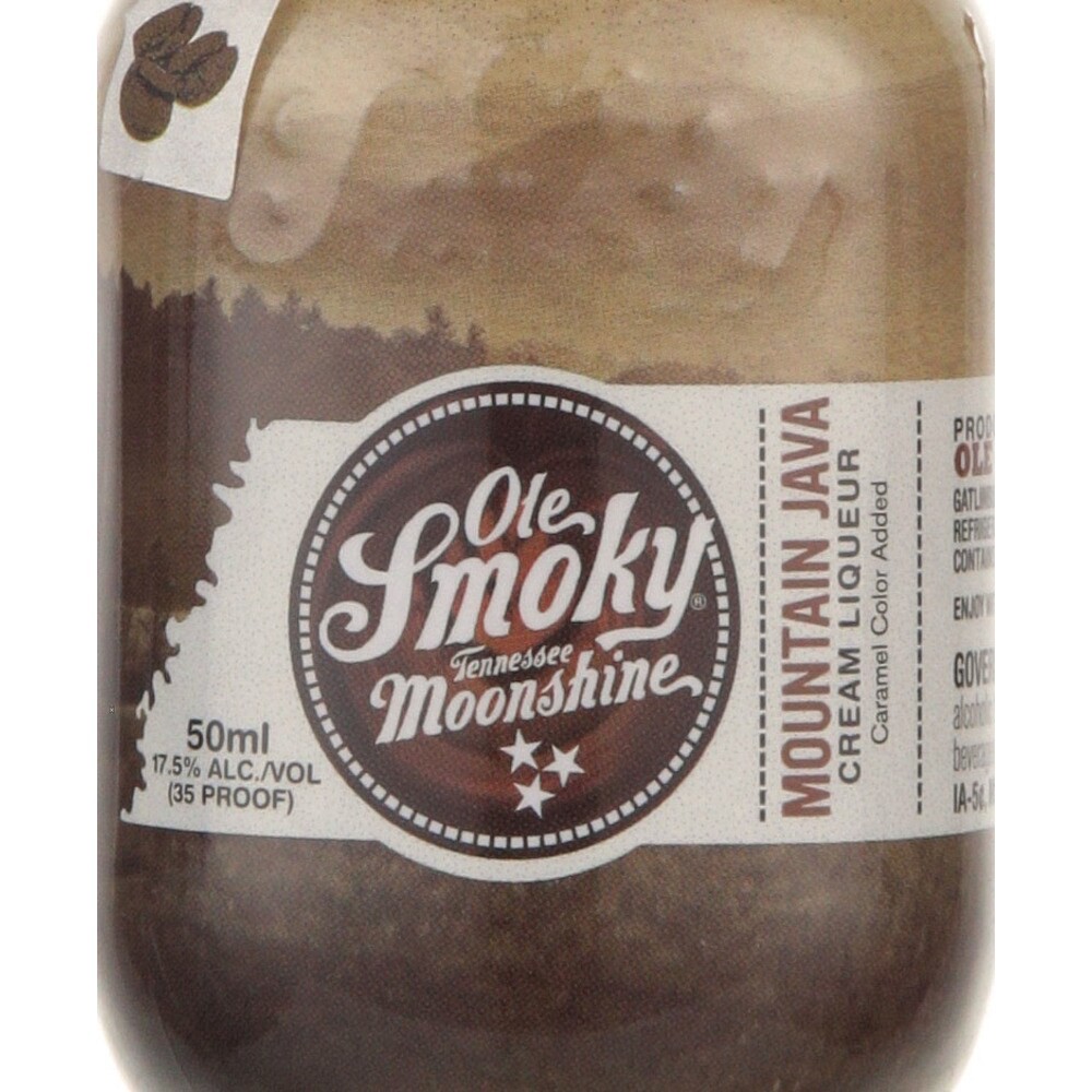 slide 4 of 4, Ole Smoky Moonshine No Brand Mountain Java Cream Liqueur, 50 ml