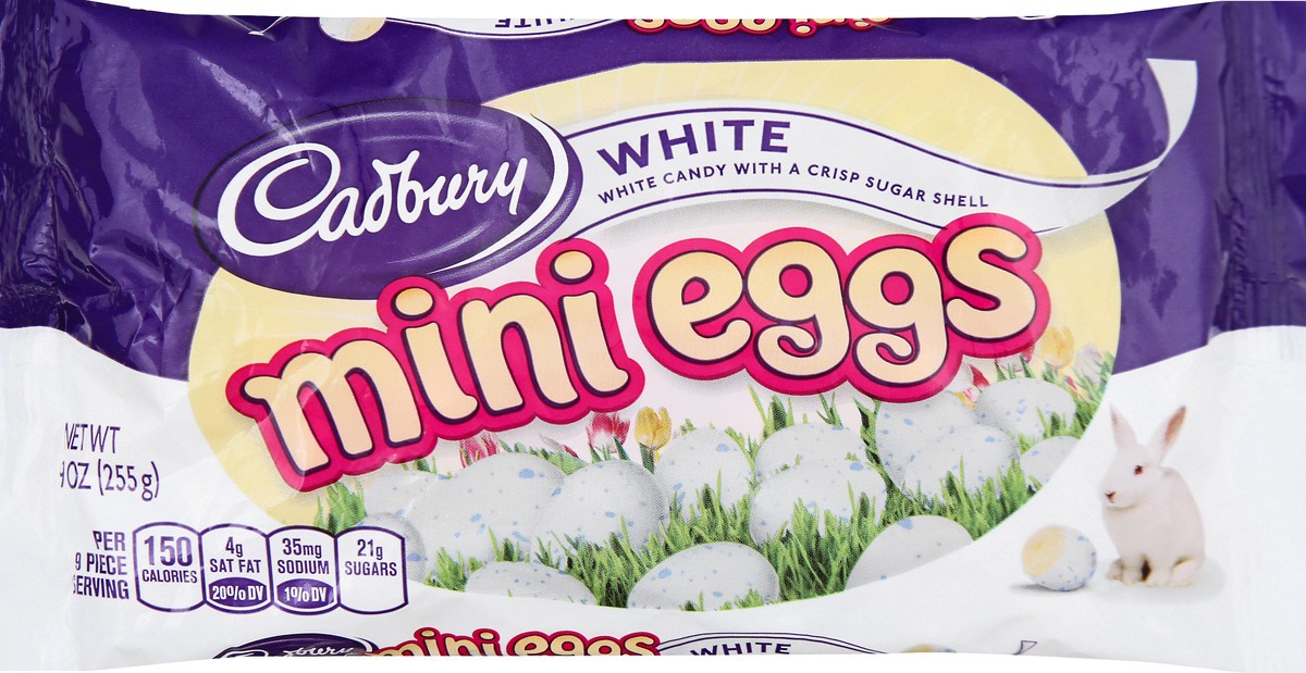 slide 2 of 10, Cadbury White Mini Eggs Candy 9 oz, 9 oz