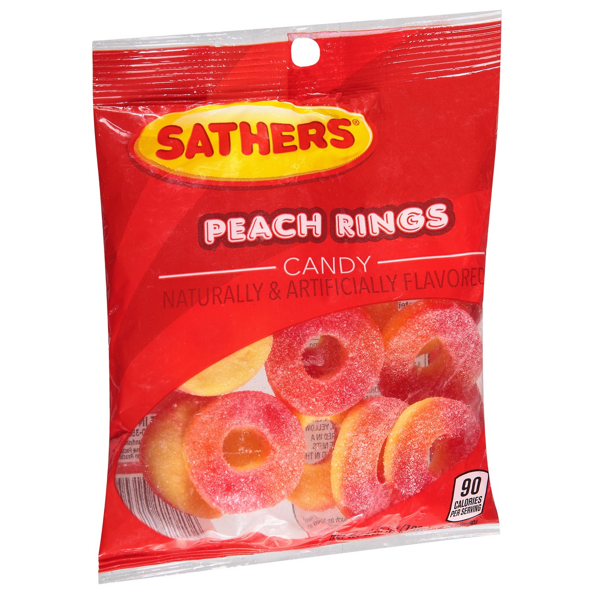 slide 2 of 9, SATHERS 06767 154035 SA Peach Ring PEG Everyday 3.75oz No PMT, 3.75 oz