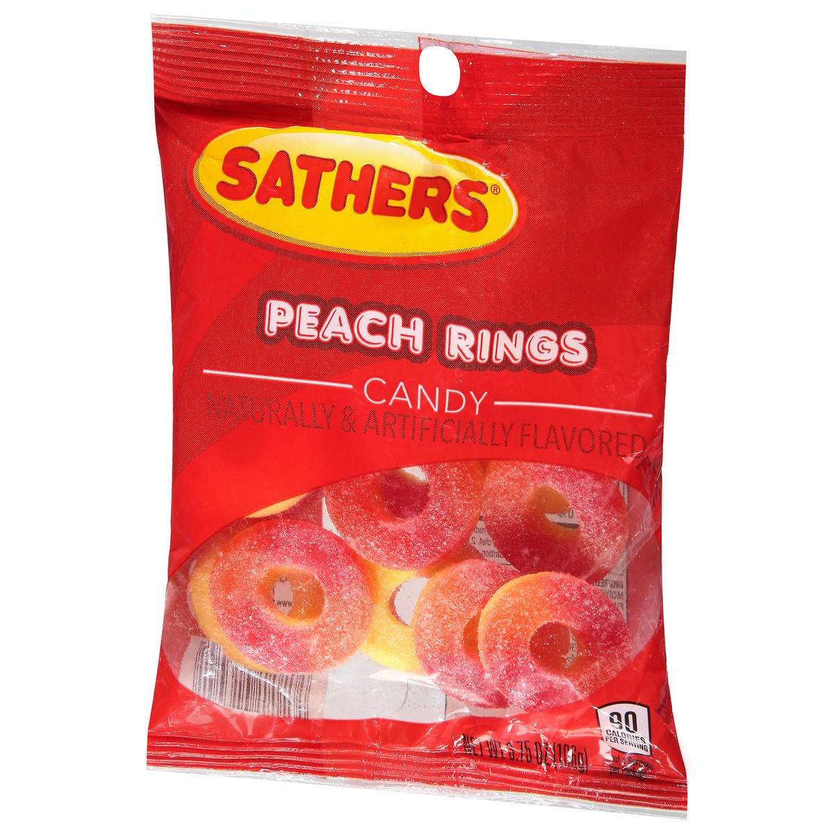 slide 3 of 9, SATHERS 06767 154035 SA Peach Ring PEG Everyday 3.75oz No PMT, 3.75 oz