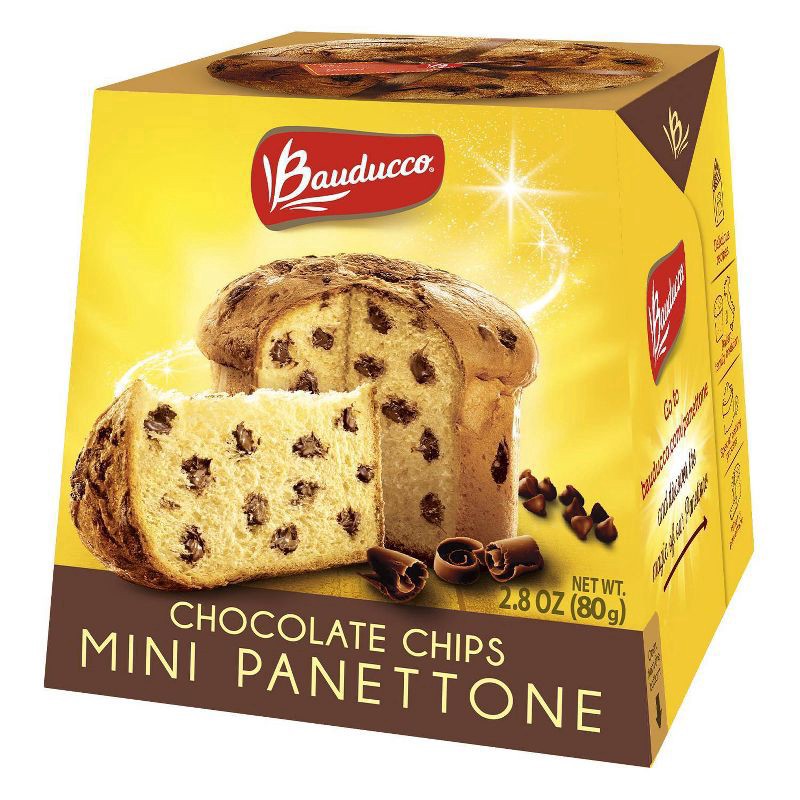 slide 1 of 1, Bauducco Mini Chocolate Chips Panettone 2.8 oz, 2.8 oz