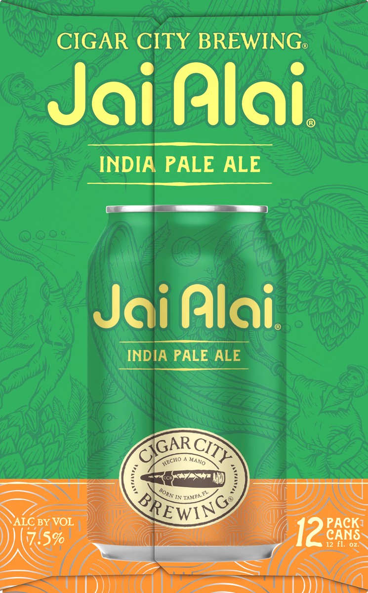 slide 4 of 7, Cigar City Jai Alai IPA 12 Pack 12 fl oz Can, 12 oz