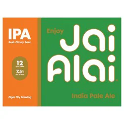 Cigar City Brewing Jai Alai IPA Craft Beer 2 x 12 fl oz Cans