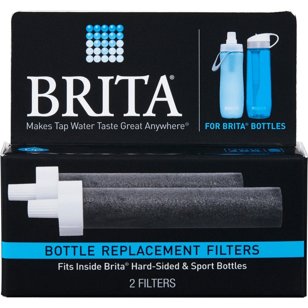 slide 3 of 4, Brita Water Bottle Replacement Filters, 2 ct